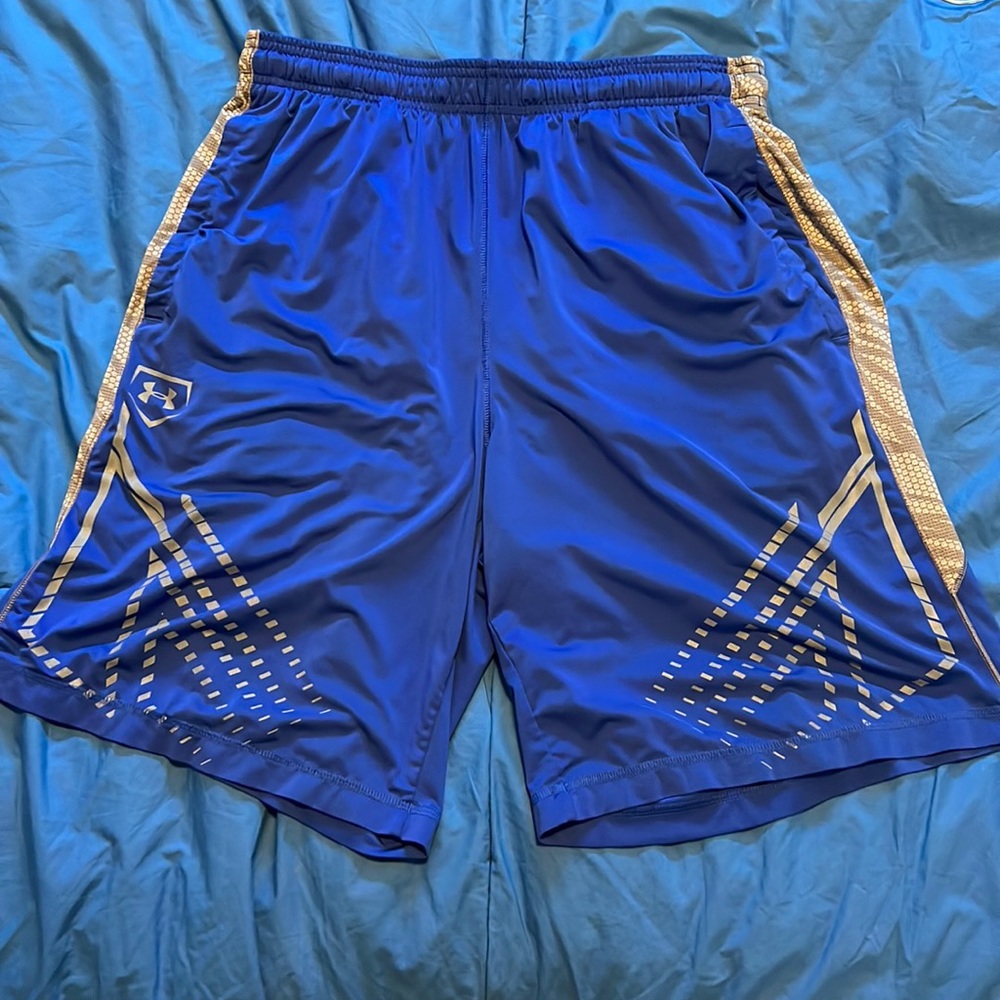 Under Armour Blue Baseball Shorts